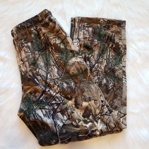 Realtree Men's Fleece Pajama Pants Size M